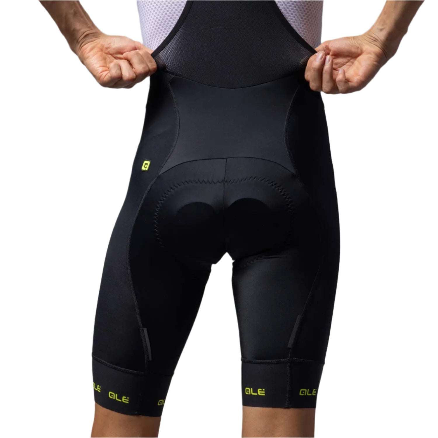 Ale Clothing Strada 2.0 PR-E Bib Shorts Green - FREE UK Shipping, FREE 365 Day Returns | Moto Central