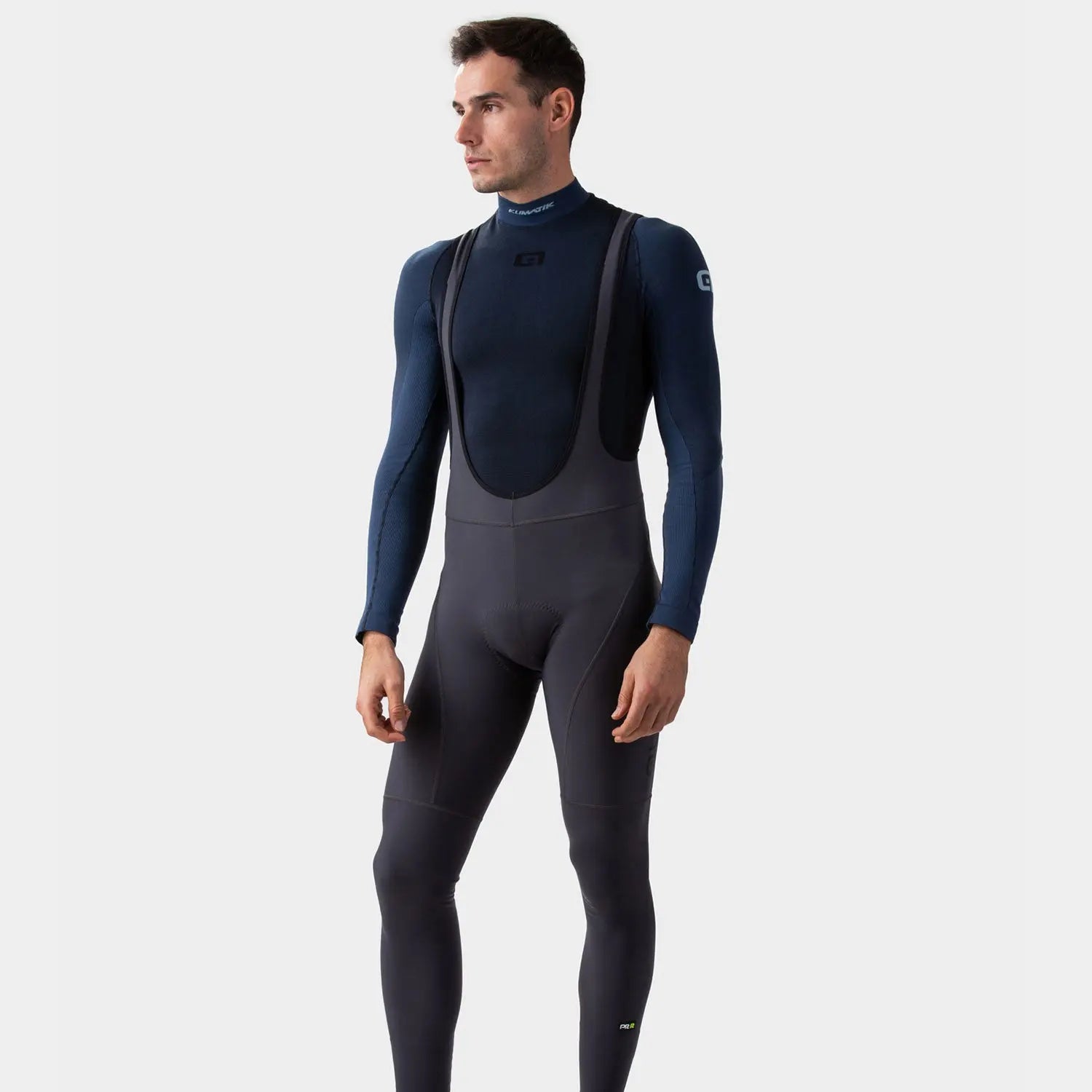 Ale Clothing Road PR-R Bib Tights Grey - FREE UK Shipping, FREE 365 Day Returns | Moto Central