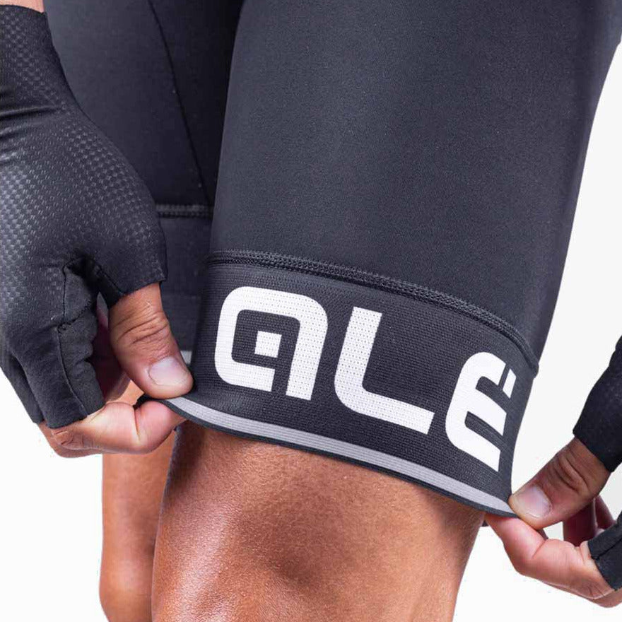 Ale Clothing Corsa Pragma Bib Shorts Black / White - FREE UK Shipping, FREE 365 Day Returns | Moto Central