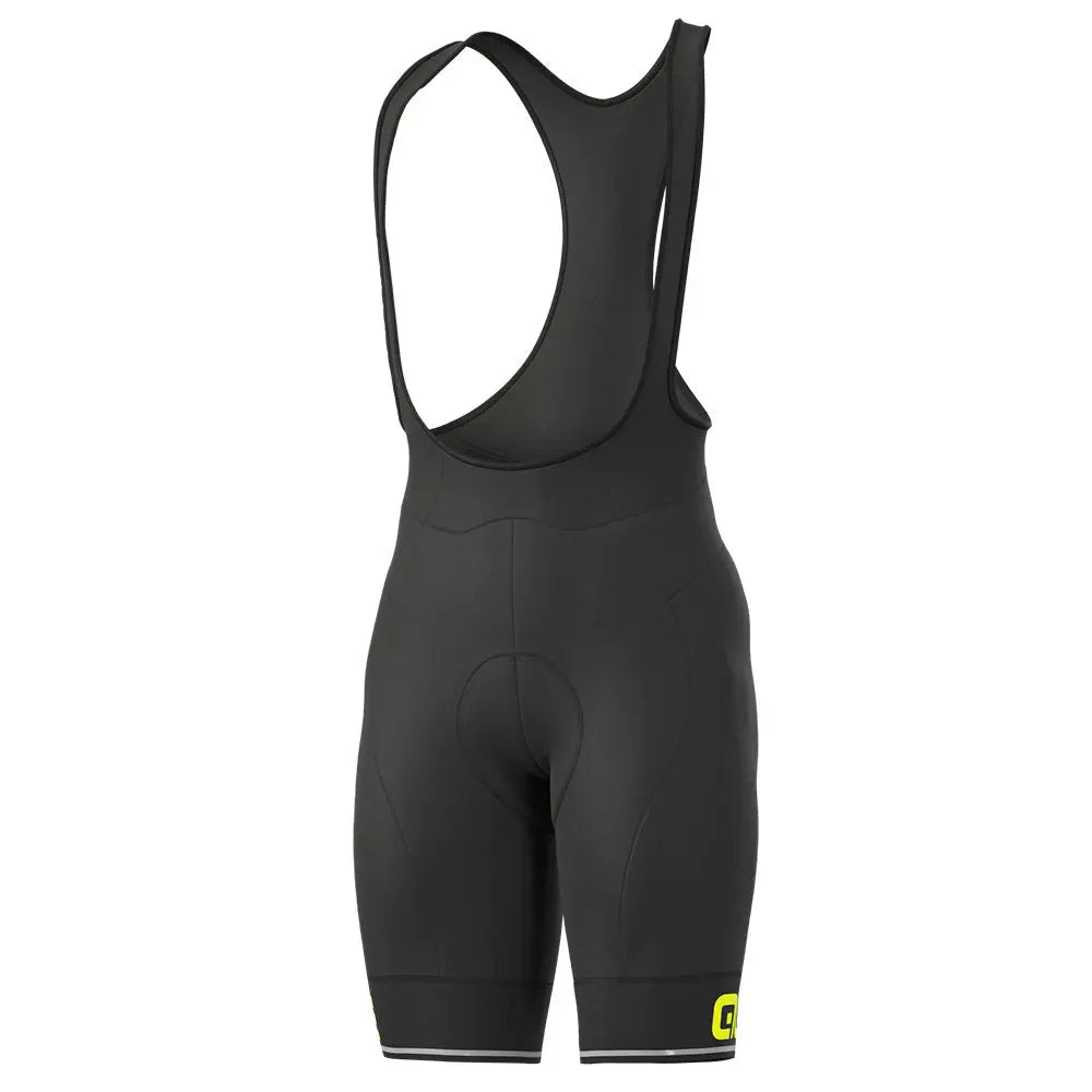 Ale Clothing Corsa Pragma Bib Shorts Black / Yellow - FREE UK Shipping, FREE 365 Day Returns | Moto Central