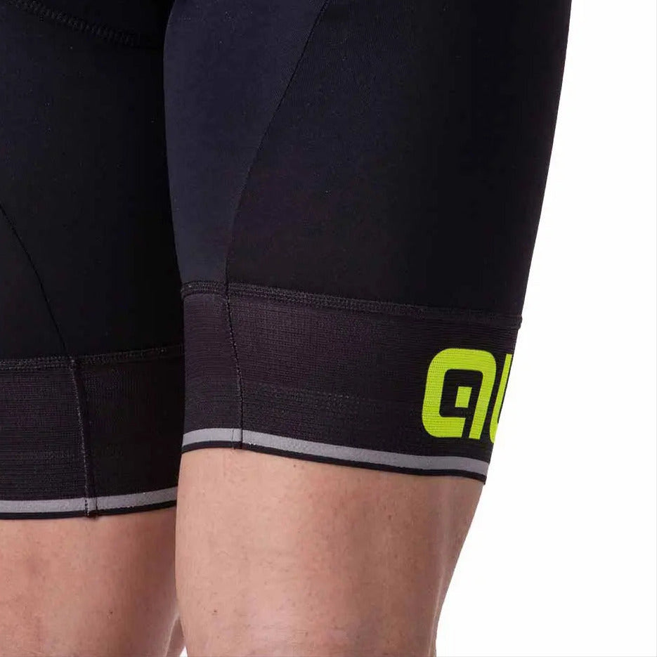 Ale Clothing Corsa Pragma Bib Shorts Black / Yellow - FREE UK Shipping, FREE 365 Day Returns | Moto Central