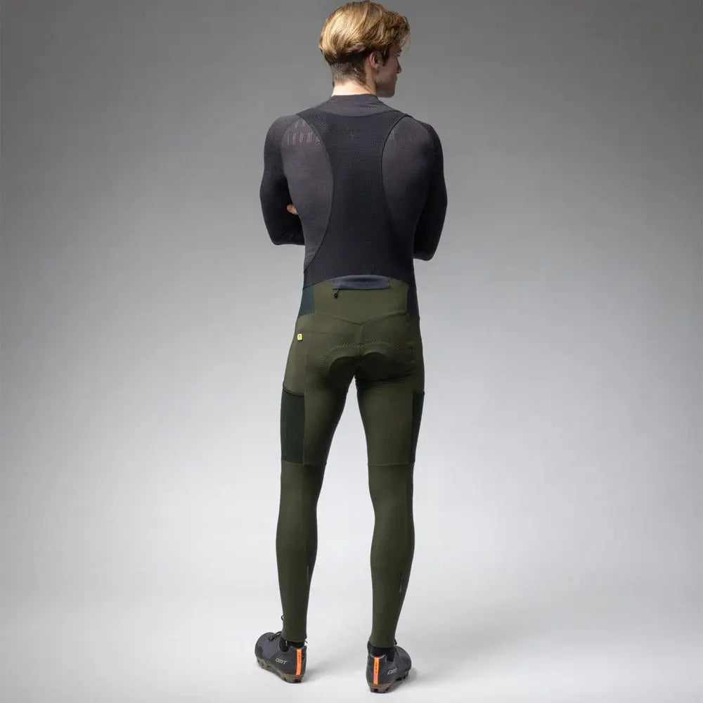 Ale Clothing Stones Cargo 2.0 Off Road Bib Tights Green - FREE UK Shipping, FREE 365 Day Returns | Moto Central