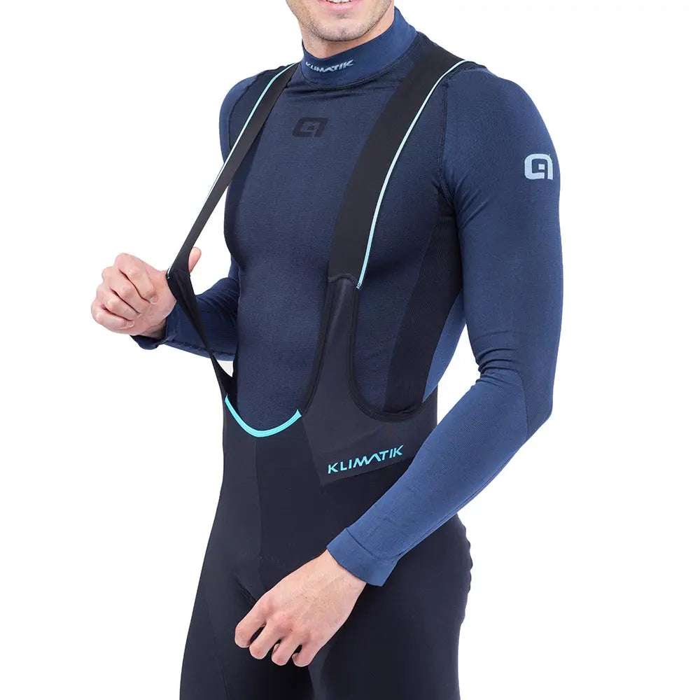 Ale Clothing K-Tour Klimatik Bib Tights AW24 Black - FREE UK Shipping, FREE 365 Day Returns | Moto Central