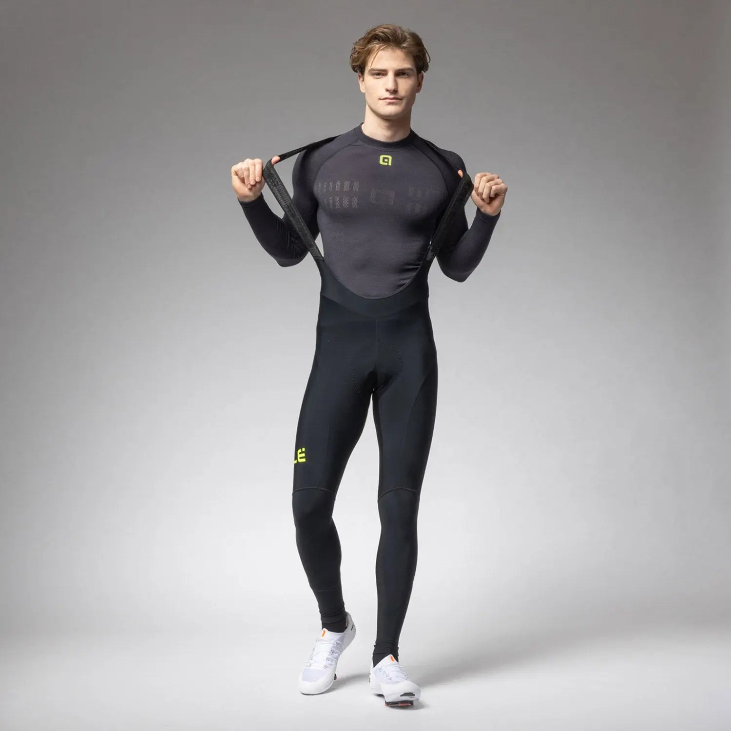 Ale Clothing Winter 2.0 Pragma Bib Tights Black / Yellow - FREE UK Shipping, FREE 365 Day Returns | Moto Central