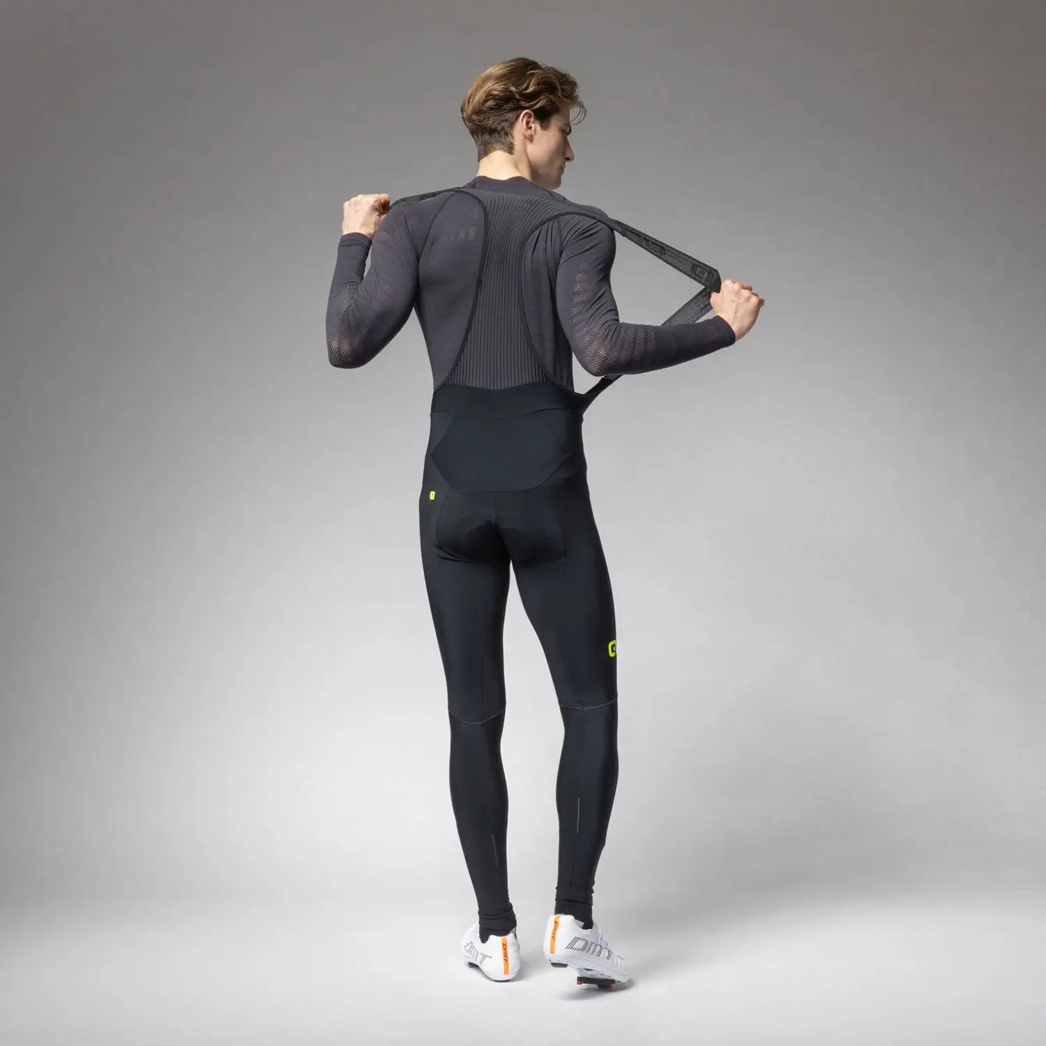 Ale Clothing Winter 2.0 Pragma Bib Tights Black / Yellow - FREE UK Shipping, FREE 365 Day Returns | Moto Central
