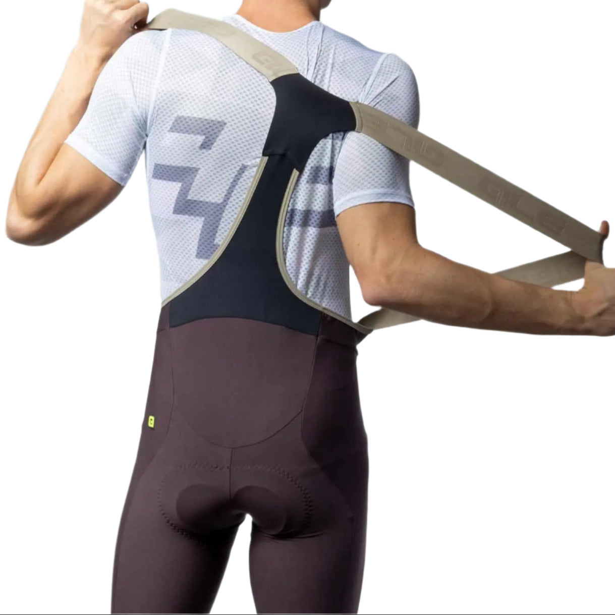 Ale Clothing Master 2.0 PR-E Bib Shorts Brown - FREE UK Shipping, FREE 365 Day Returns | Moto Central