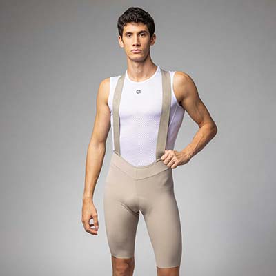 Ale Clothing Master 2.0 PR-E Bib Shorts Sand - FREE UK Shipping, FREE 365 Day Returns | Moto Central