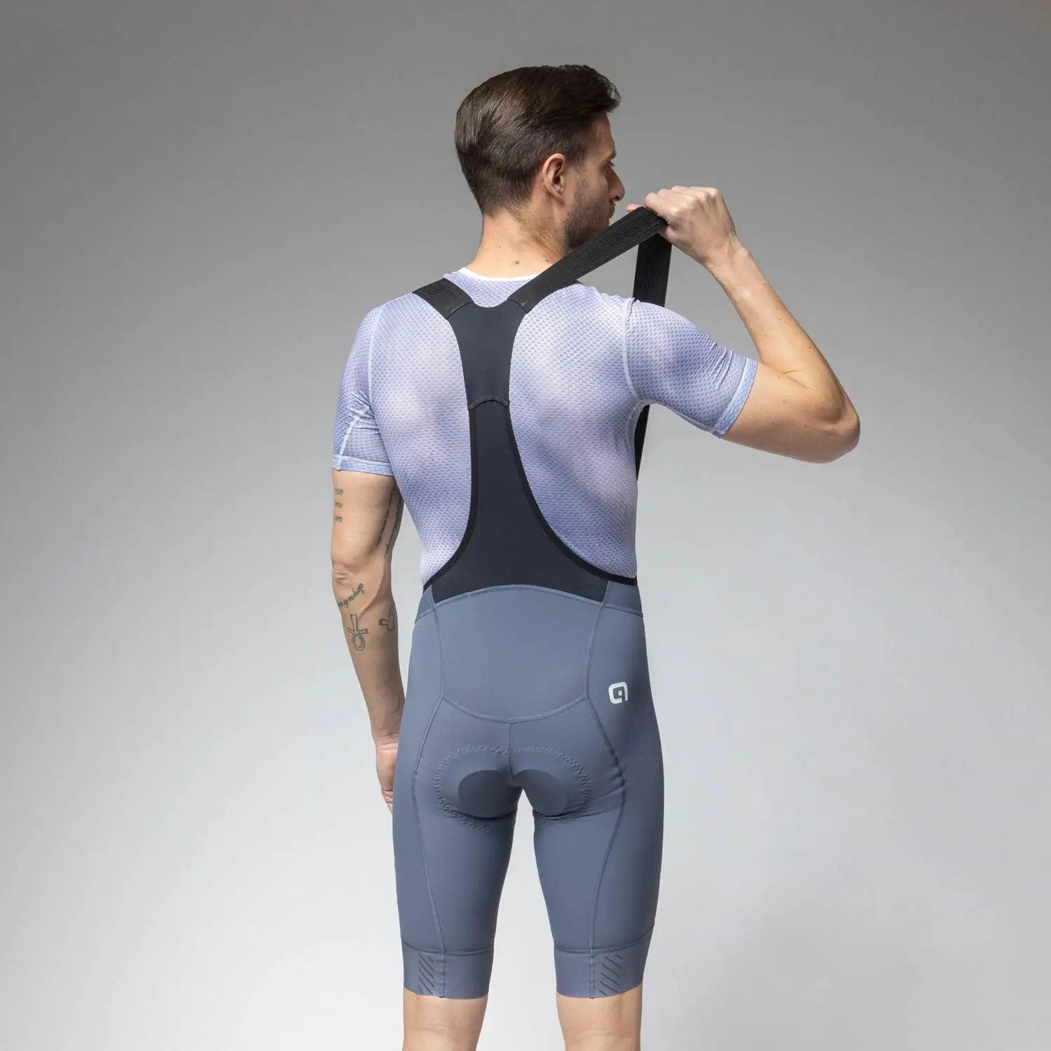 Ale Clothing Magic Colour PR-E Bib Shorts Grey - FREE UK Shipping, FREE 365 Day Returns | Moto Central