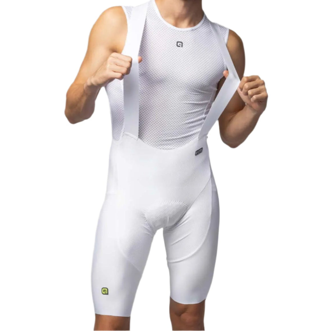 Ale Clothing Voltage R-EV1 Bib Shorts White - FREE UK Shipping, FREE 365 Day Returns | Moto Central