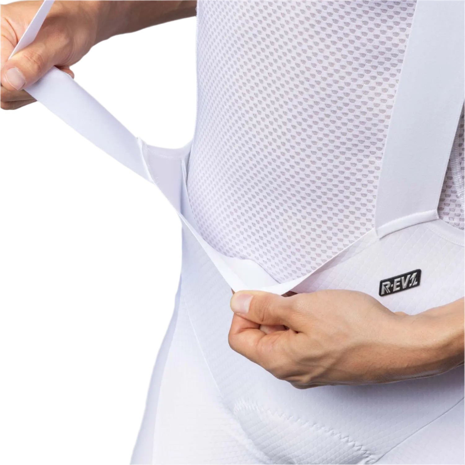 Ale Clothing Voltage R-EV1 Bib Shorts White - FREE UK Shipping, FREE 365 Day Returns | Moto Central