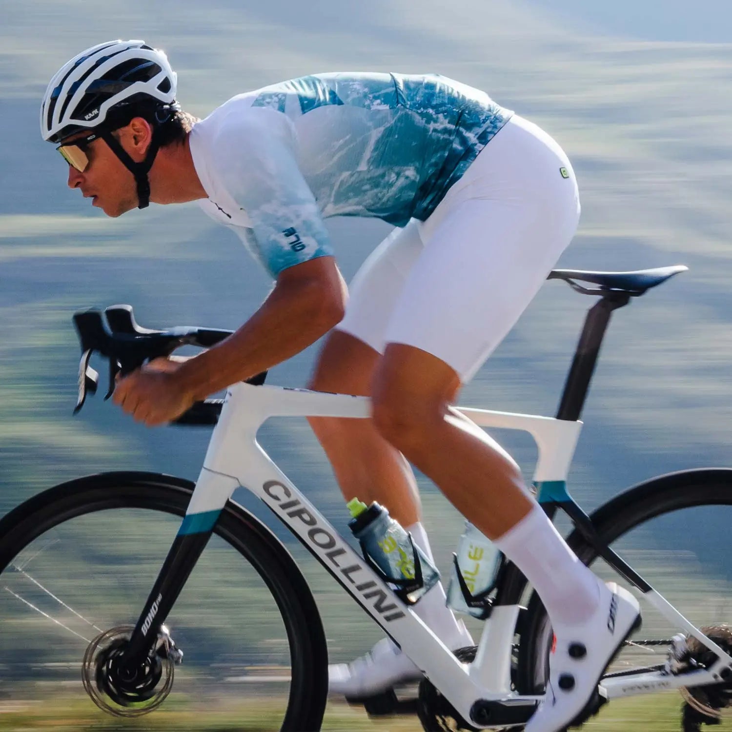 Ale Clothing Voltage R-EV1 Bib Shorts White - FREE UK Shipping, FREE 365 Day Returns | Moto Central