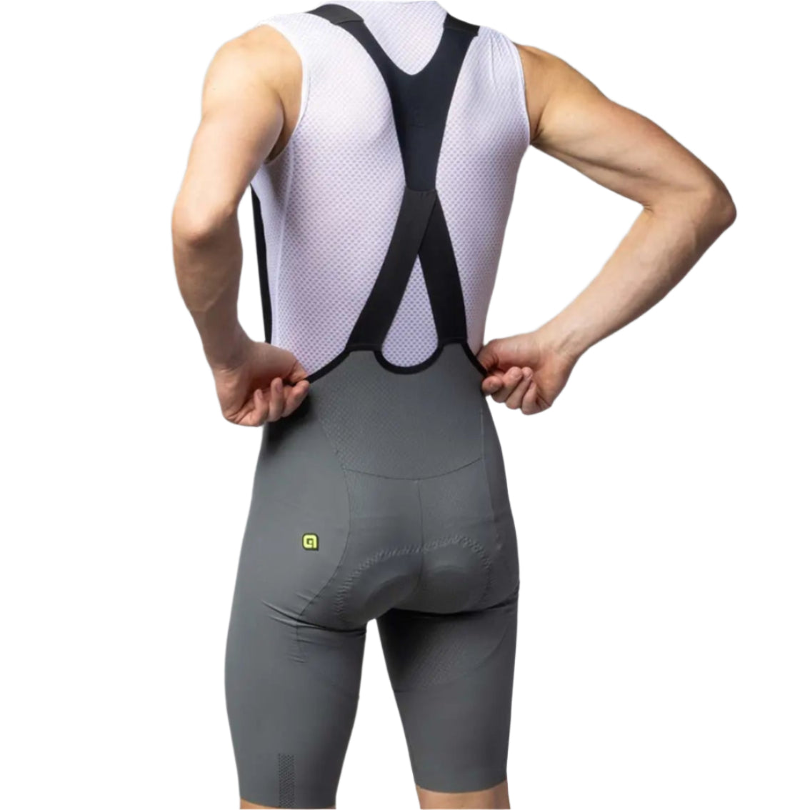 Ale Clothing Voltage R-EV1 Bib Shorts Grey - FREE UK Shipping, FREE 365 Day Returns | Moto Central