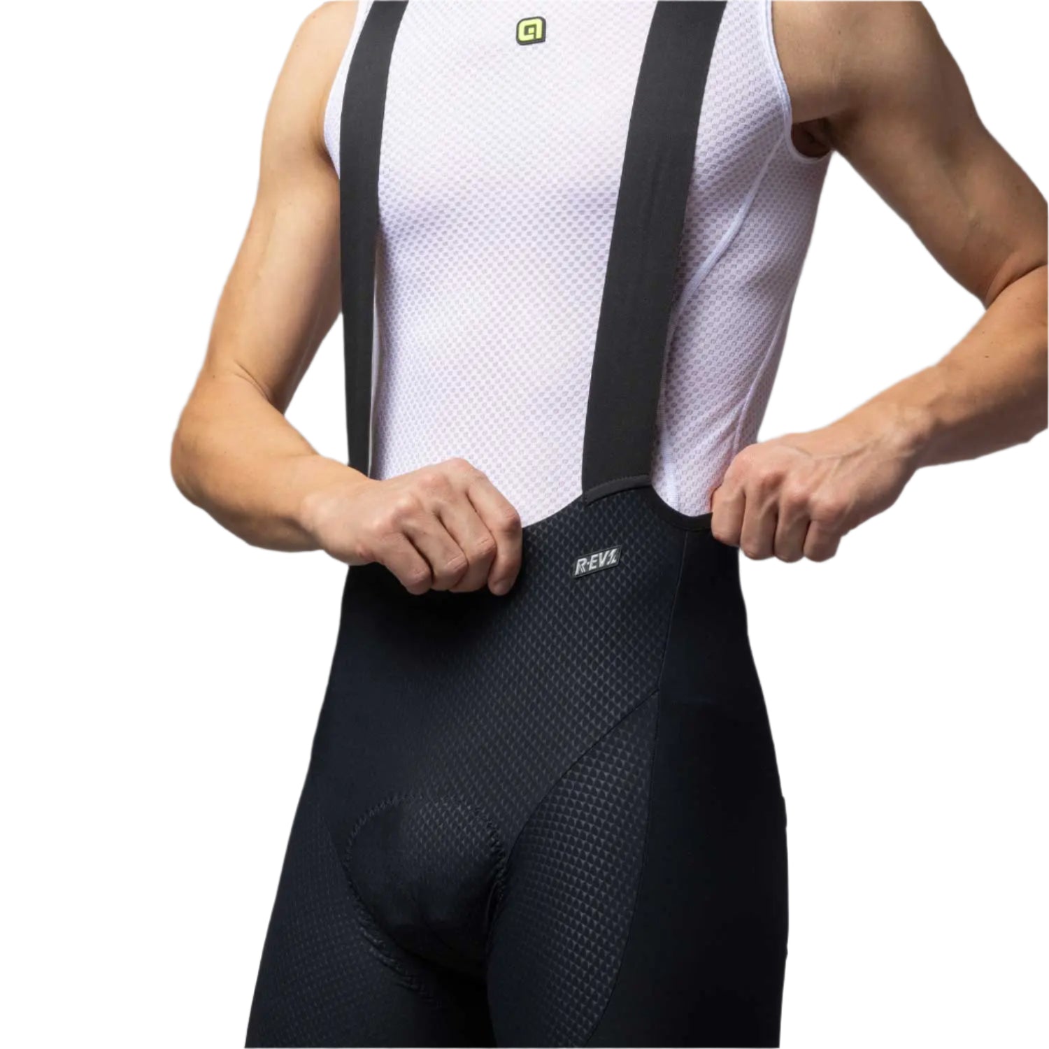 Ale Clothing Voltage R-EV1 Bib Shorts Black - FREE UK Shipping, FREE 365 Day Returns | Moto Central