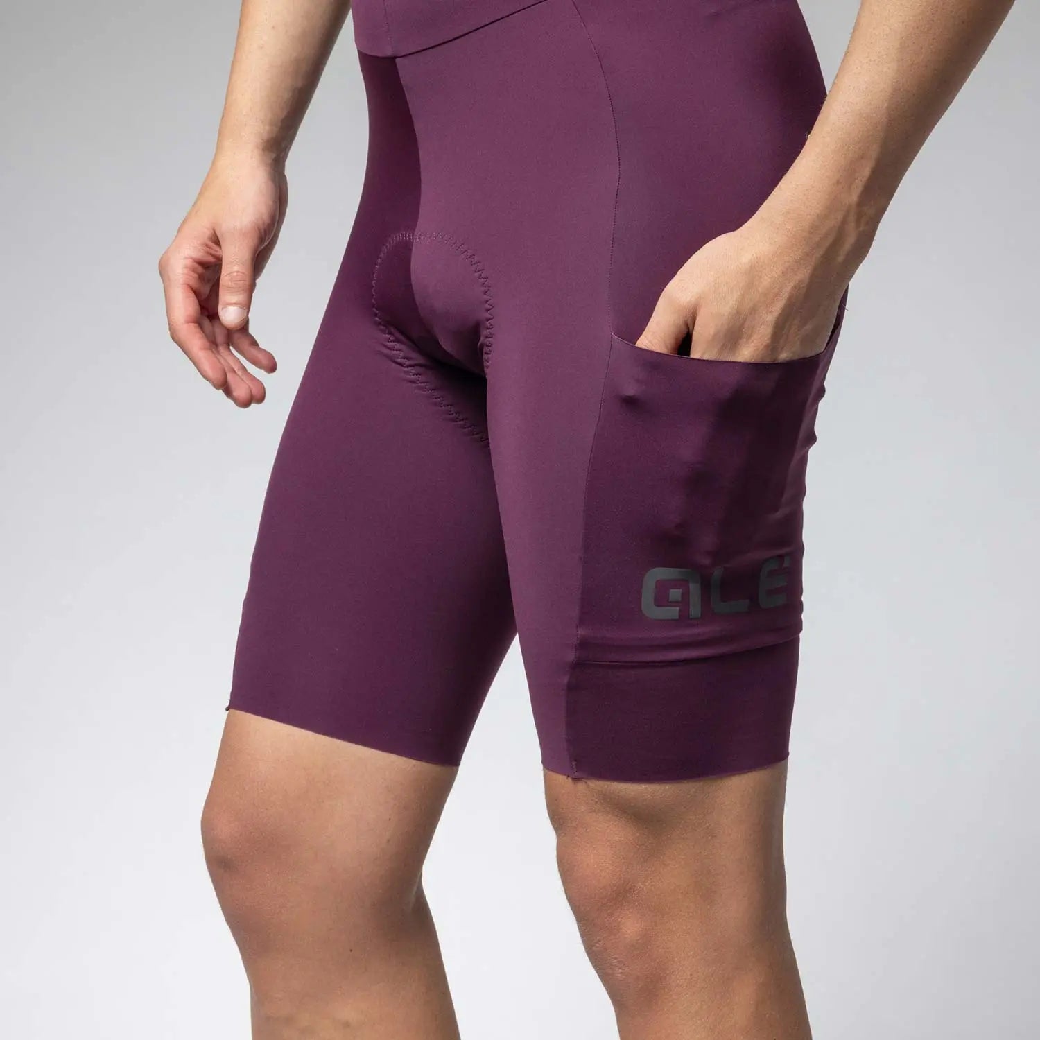 Ale Clothing Gravel Pro Off Road Bib Shorts Purple - FREE UK Shipping, FREE 365 Day Returns | Moto Central