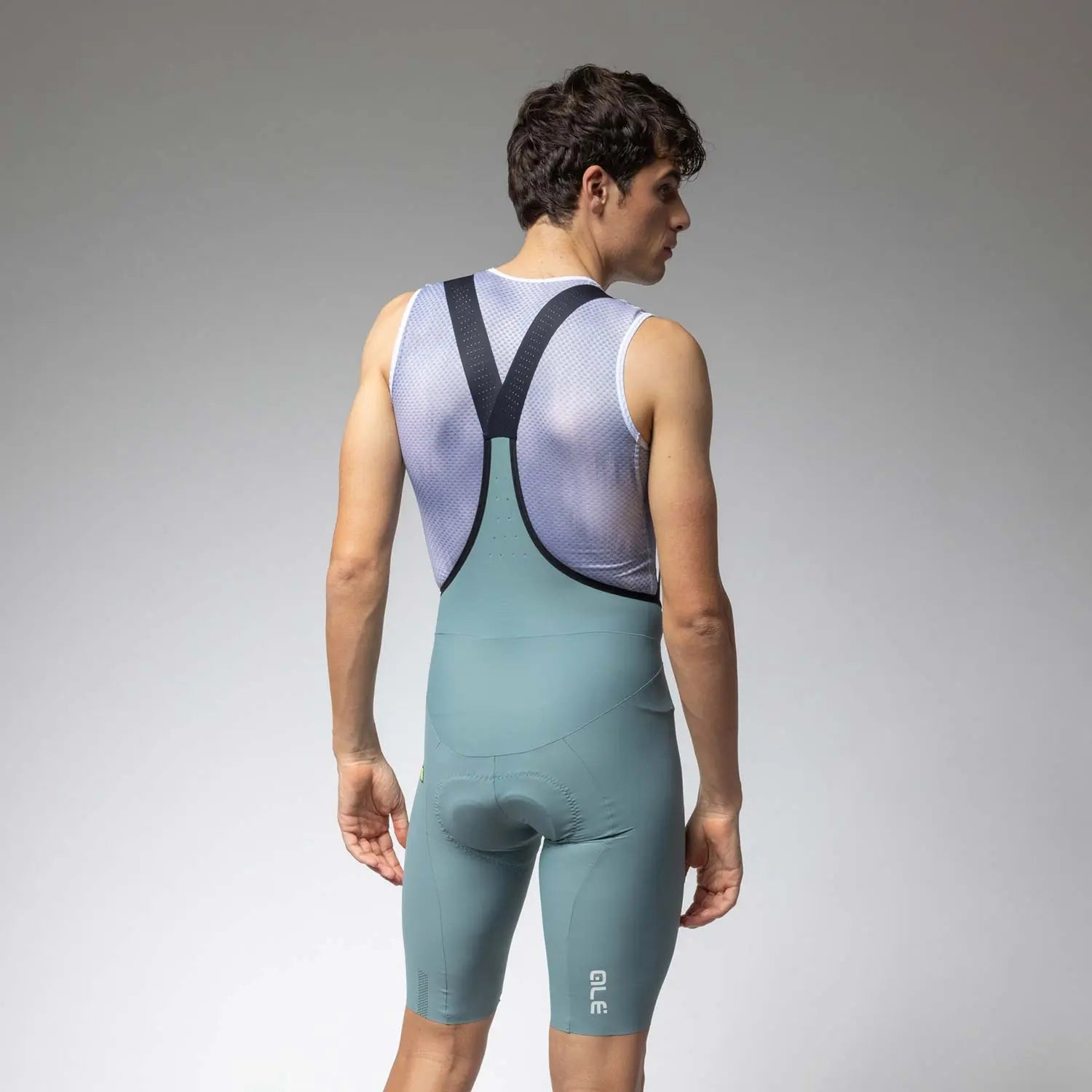 Ale Clothing Go R-EV1 Bib Shorts Cyan - FREE UK Shipping, FREE 365 Day Returns | Moto Central