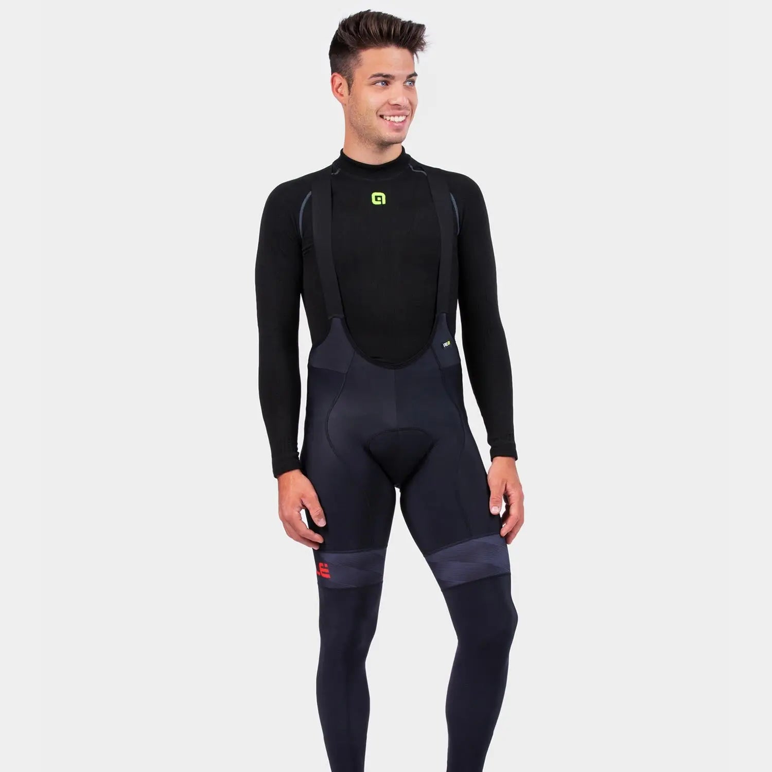 Ale Clothing Mild PR-R Bib Tights Black / Red - FREE UK Shipping, FREE 365 Day Returns | Moto Central