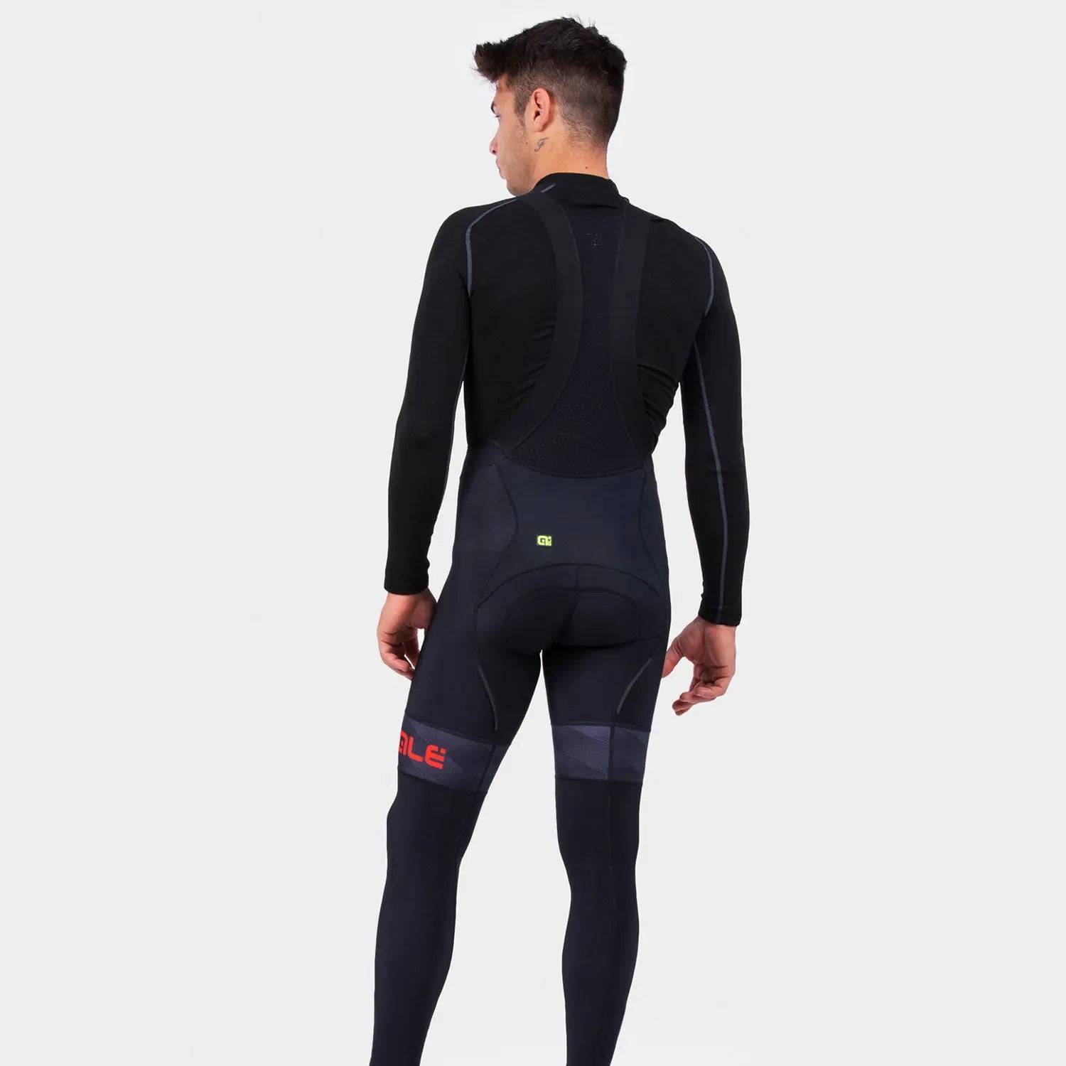 Ale Clothing Mild PR-R Bib Tights Black / Red - FREE UK Shipping, FREE 365 Day Returns | Moto Central