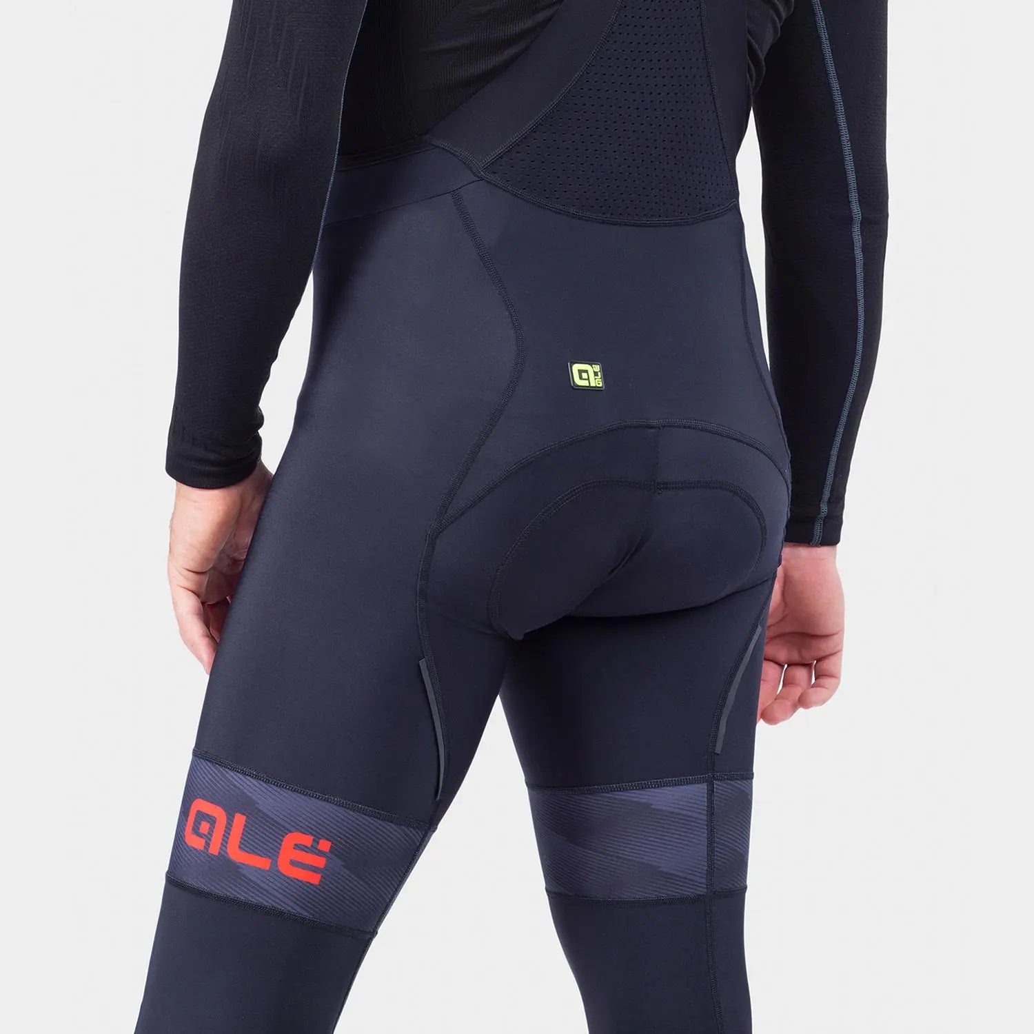 Ale Clothing Mild PR-R Bib Tights Black / Red - FREE UK Shipping, FREE 365 Day Returns | Moto Central