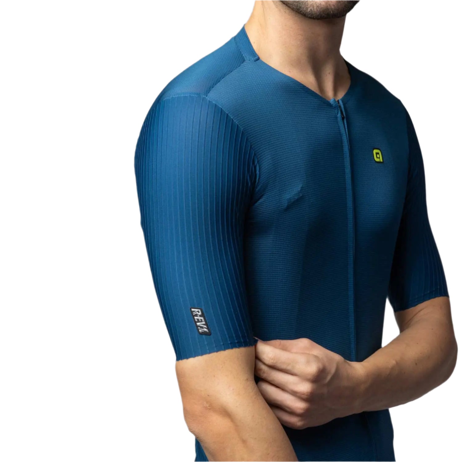 Ale Clothing Race 2.0 R-EV1 Short Sleeves Jersey Blue - FREE UK Shipping, FREE 365 Day Returns | Moto Central
