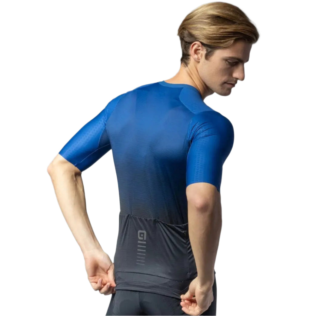Ale Clothing Velocity 2.0 R-EV1 Short Sleeves Jersey Blue - FREE UK Shipping, FREE 365 Day Returns | Moto Central