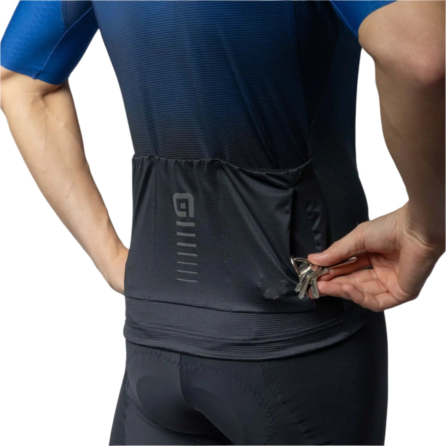 Ale Clothing Velocity 2.0 R-EV1 Short Sleeves Jersey Blue - FREE UK Shipping, FREE 365 Day Returns | Moto Central