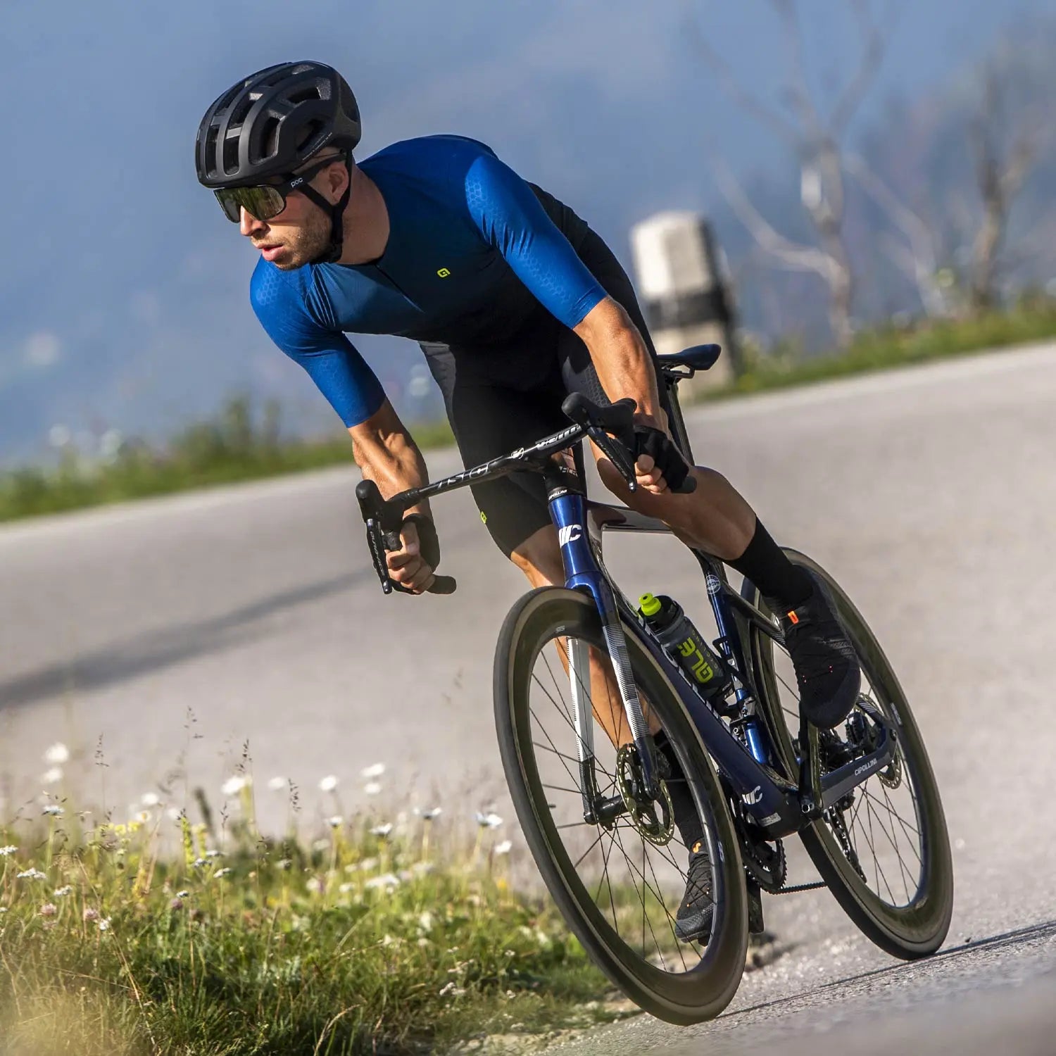 Ale Clothing Velocity 2.0 R-EV1 Short Sleeves Jersey Blue - FREE UK Shipping, FREE 365 Day Returns | Moto Central