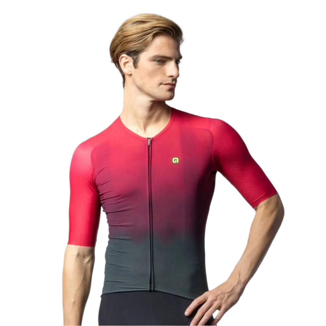 Ale Clothing Velocity 2.0 R-EV1 Short Sleeves Jersey Burgundy - FREE UK Shipping, FREE 365 Day Returns | Moto Central