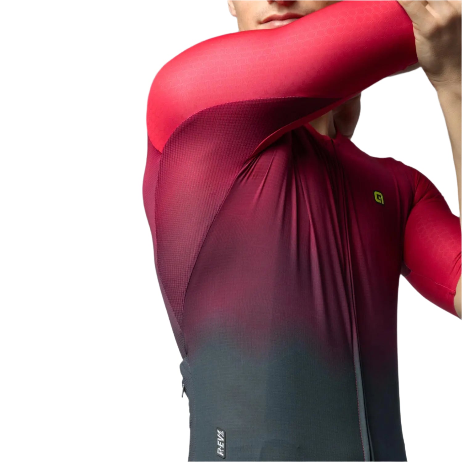 Ale Clothing Velocity 2.0 R-EV1 Short Sleeves Jersey Burgundy - FREE UK Shipping, FREE 365 Day Returns | Moto Central