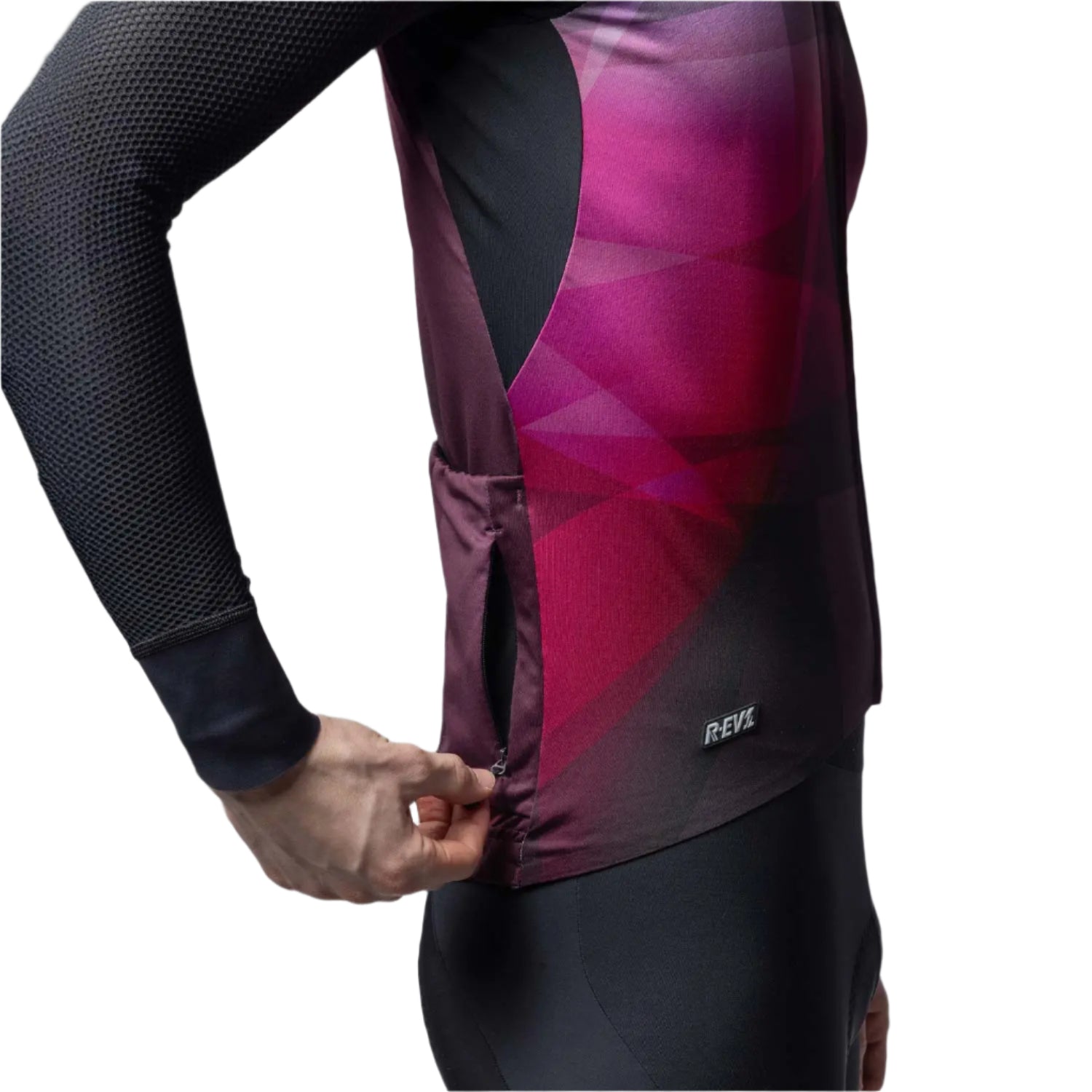 Ale Clothing Quick R-EV1 Long Sleeves Jersey Burgundy - FREE UK Shipping, FREE 365 Day Returns | Moto Central