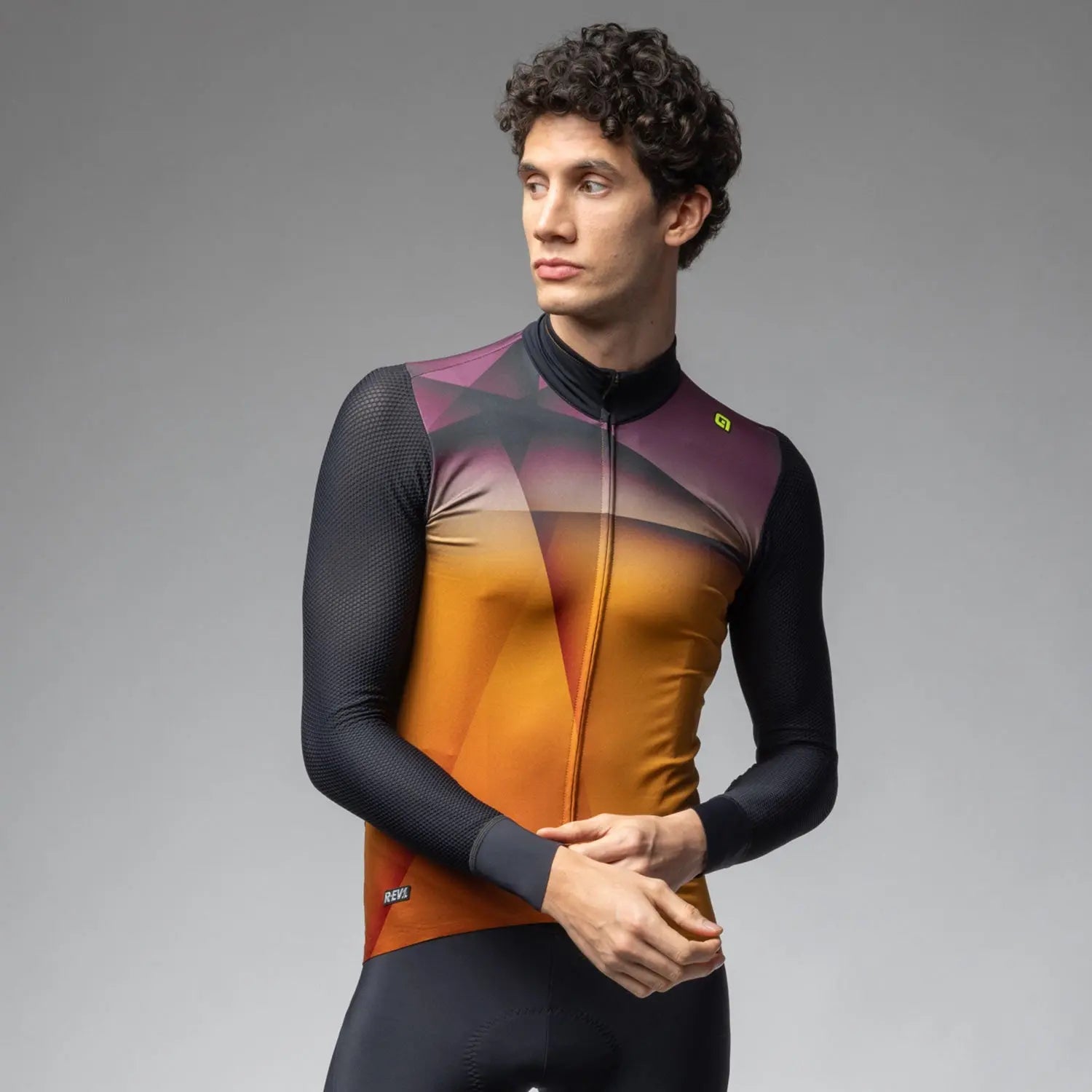 Ale Clothing Quick R-EV1 Long Sleeves Jersey Orange - FREE UK Shipping, FREE 365 Day Returns | Moto Central