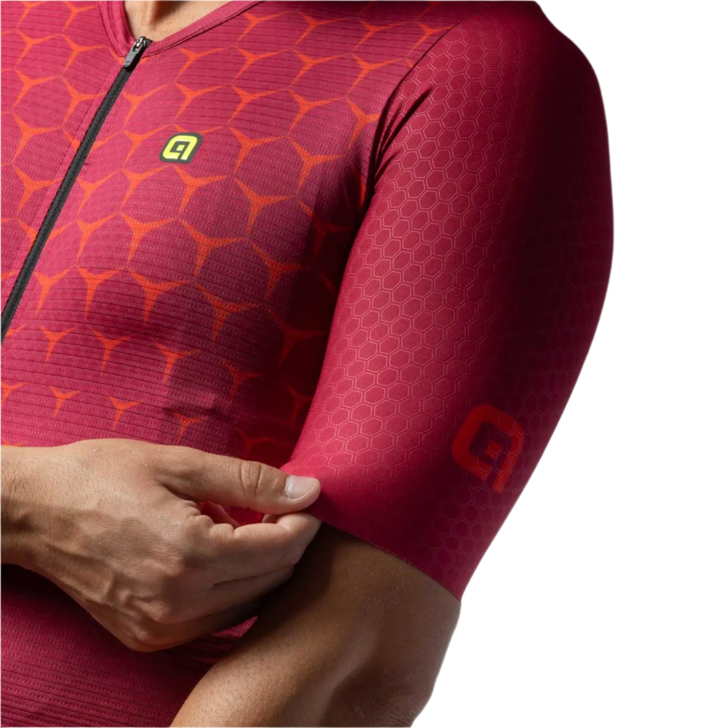 Ale Clothing Quick R-EV1 Short Sleeves Jersey Burgundy - FREE UK Shipping, FREE 365 Day Returns | Moto Central