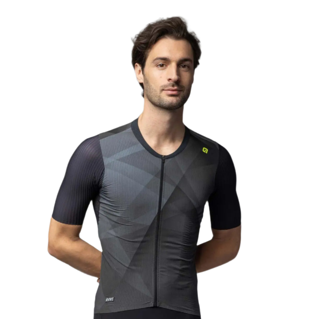 Ale Clothing Sprinter R-EV1 Short Sleeves Jersey Black - FREE UK Shipping, FREE 365 Day Returns | Moto Central