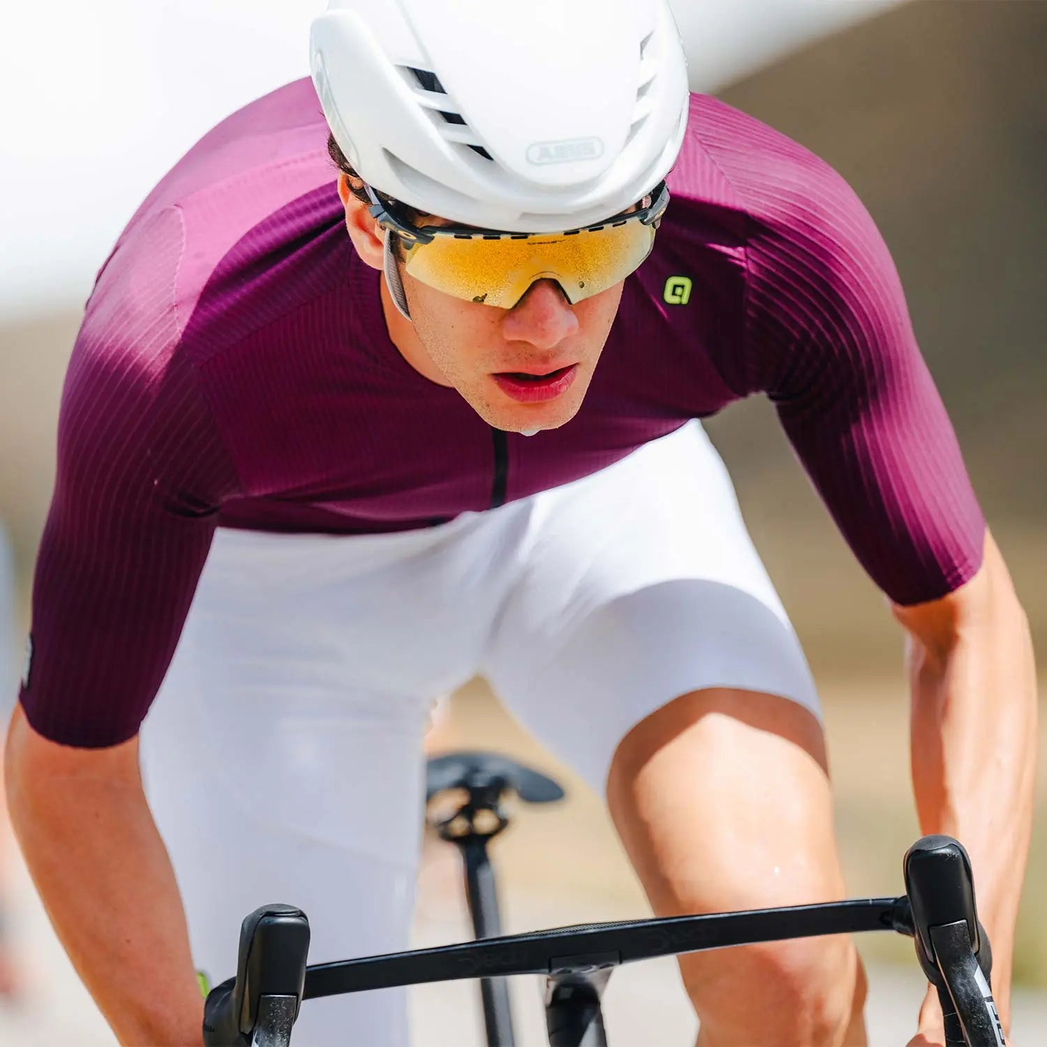 Ale Clothing Sprinter 2.0 R-EV1 Short Sleeves Jersey Purple - FREE UK Shipping, FREE 365 Day Returns | Moto Central