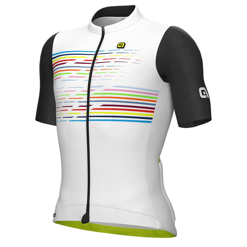 Ale Clothing Logo PR-S Short Sleeves Jersey White - FREE UK Shipping, FREE 365 Day Returns | Moto Central