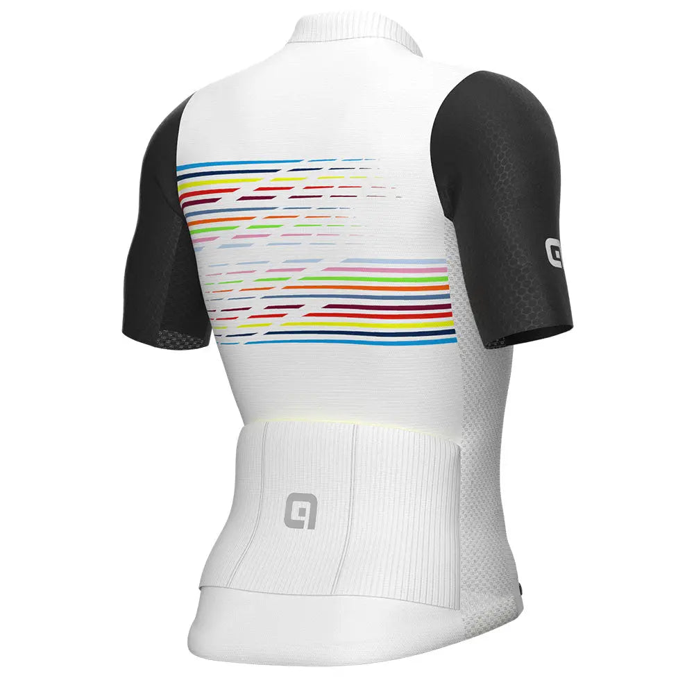 Ale Clothing Logo PR-S Short Sleeves Jersey White - FREE UK Shipping, FREE 365 Day Returns | Moto Central