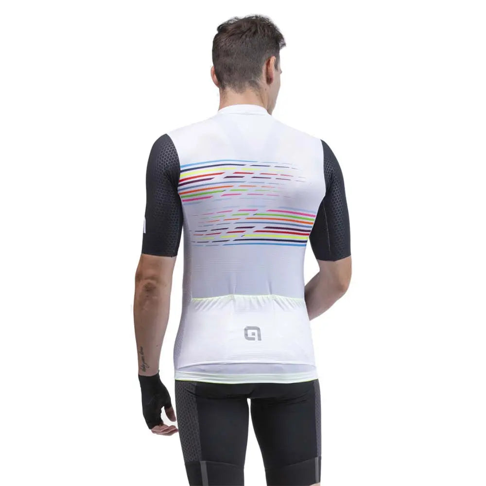 Ale Clothing Logo PR-S Short Sleeves Jersey White - FREE UK Shipping, FREE 365 Day Returns | Moto Central