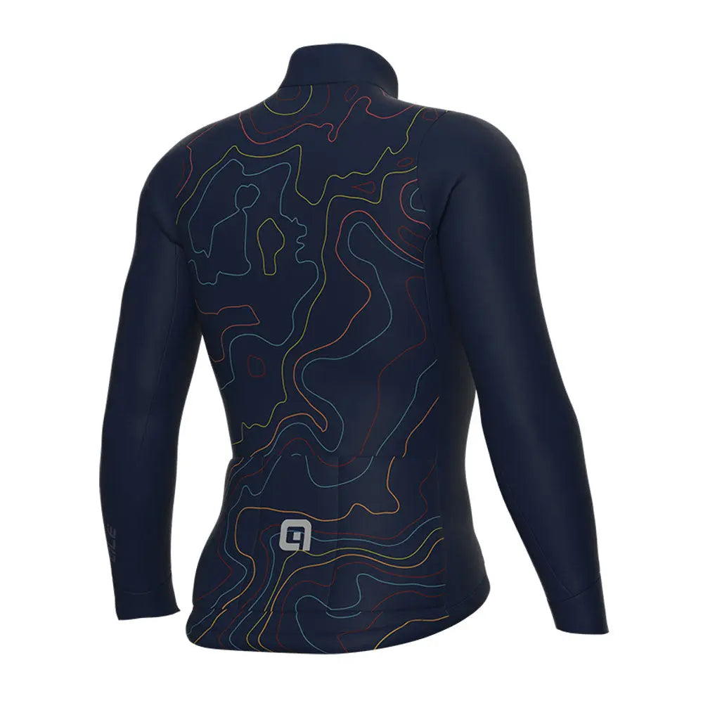 Ale Clothing Top PR-E Long Sleeves Jersey Blue - FREE UK Shipping, FREE 365 Day Returns | Moto Central
