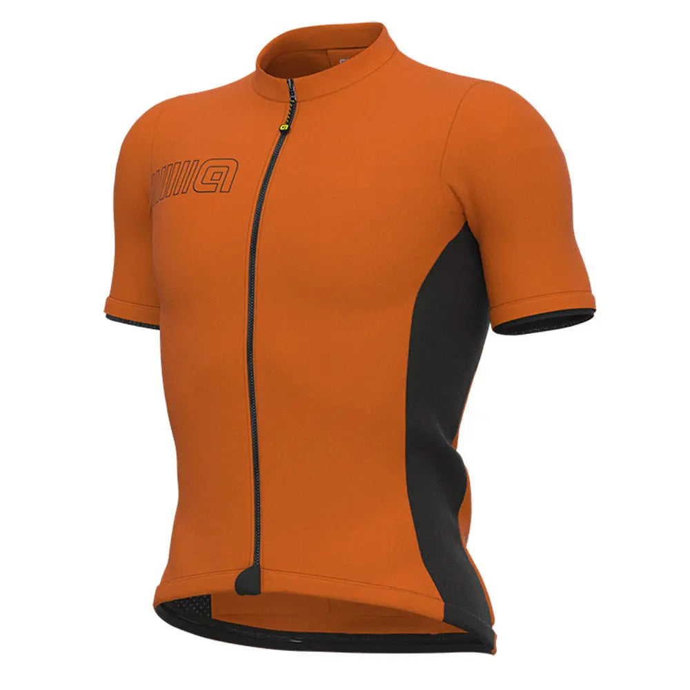 Ale Clothing Colour Block Pragma Short Sleeves Jersey Orange - FREE UK Shipping, FREE 365 Day Returns | Moto Central
