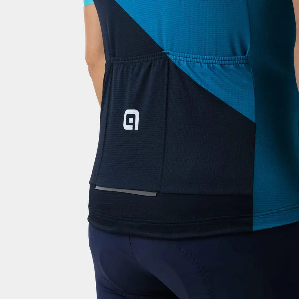 Ale Clothing Next Pragma Short Sleeves Jersey Blue - FREE UK Shipping, FREE 365 Day Returns | Moto Central