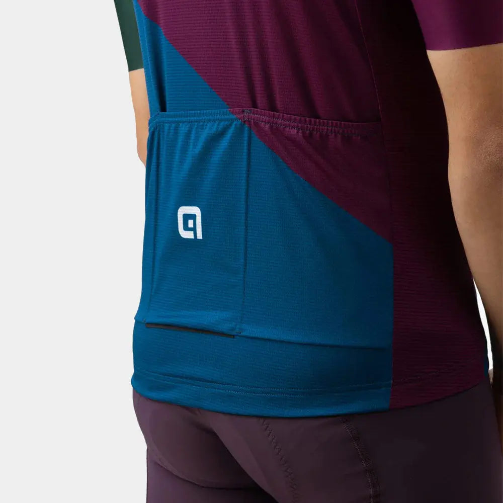 Ale Clothing Next Pragma Short Sleeves Jersey Purple - FREE UK Shipping, FREE 365 Day Returns | Moto Central