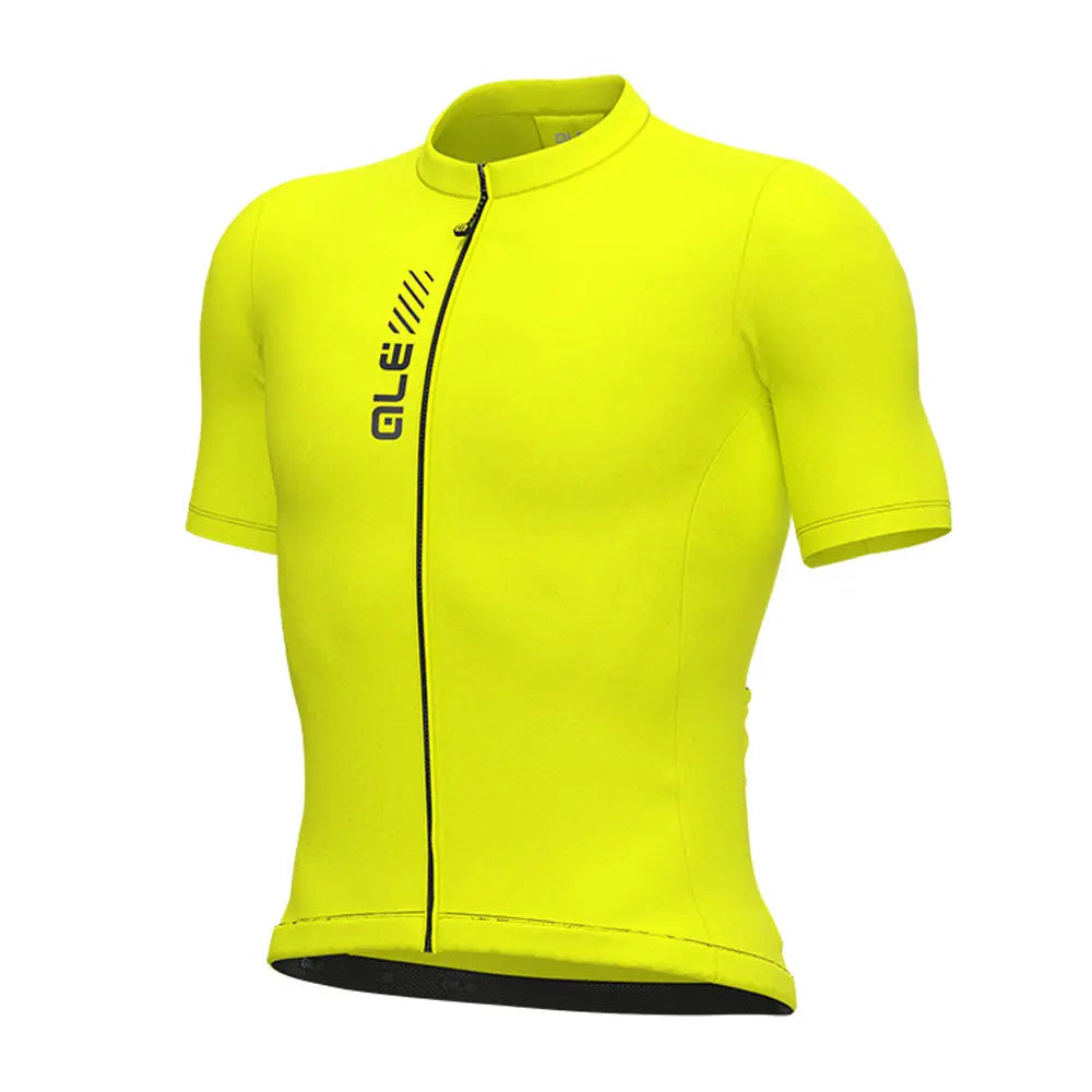 Ale Clothing Colour Block 2.0 Pragma Short Sleeves Jersey Yellow - FREE UK Shipping, FREE 365 Day Returns | Moto Central