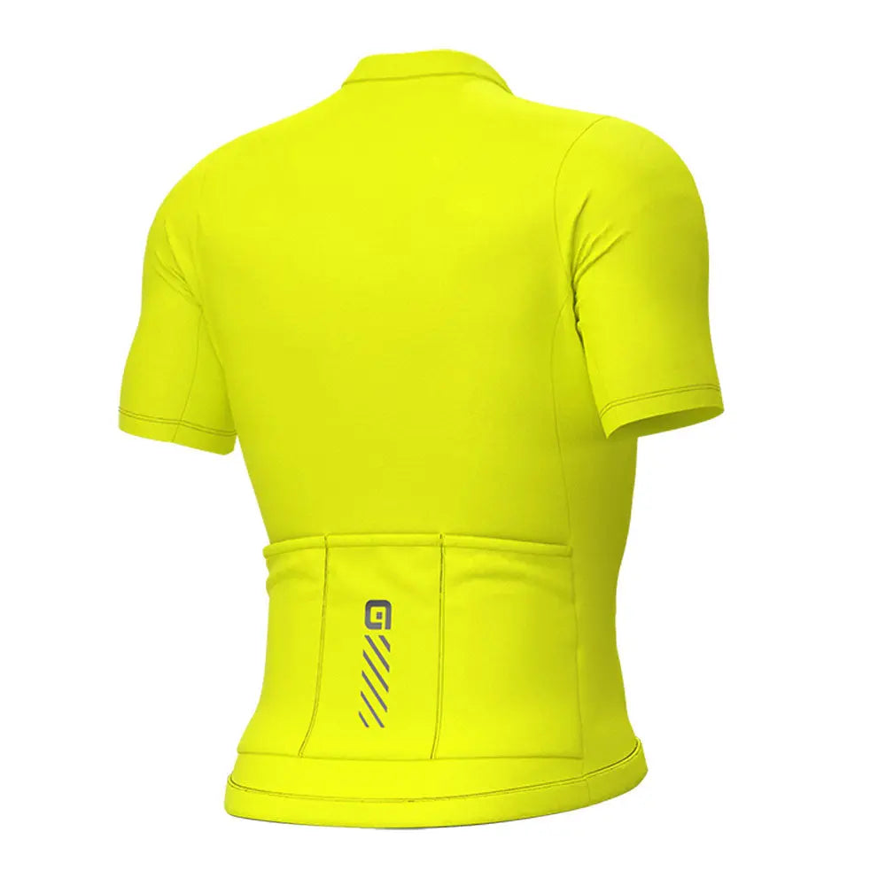 Ale Clothing Colour Block 2.0 Pragma Short Sleeves Jersey Yellow - FREE UK Shipping, FREE 365 Day Returns | Moto Central