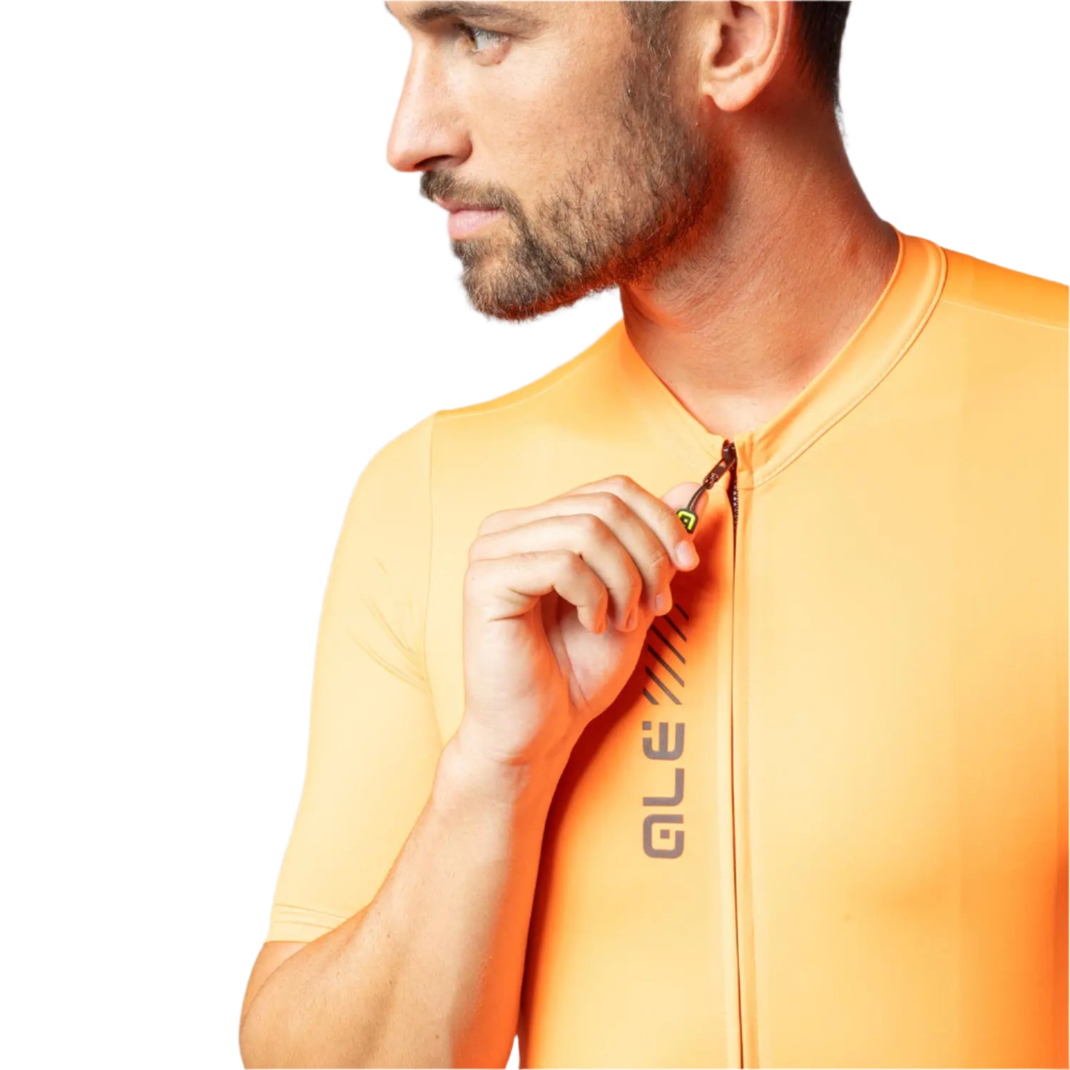 Ale Clothing Colour Block 2.0 Pragma Short Sleeves Jersey Orange - FREE UK Shipping, FREE 365 Day Returns | Moto Central