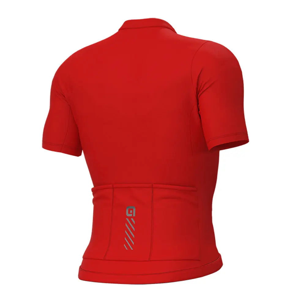 Ale Clothing Colour Block 2.0 Pragma Short Sleeves Jersey Red - FREE UK Shipping, FREE 365 Day Returns | Moto Central