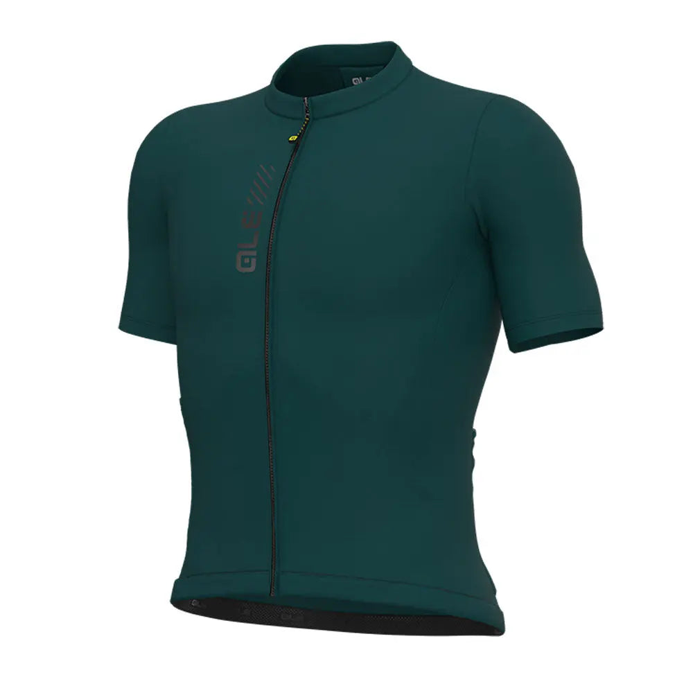 Ale Clothing Colour Block Off Road Pragma Short Sleeves Jersey Green - FREE UK Shipping, FREE 365 Day Returns | Moto Central