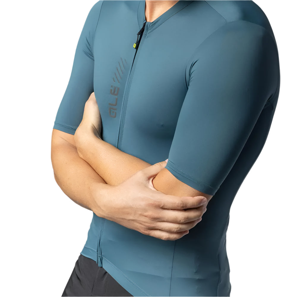 Ale Clothing Colour Block Off Road Pragma Short Sleeves Jersey Green - FREE UK Shipping, FREE 365 Day Returns | Moto Central