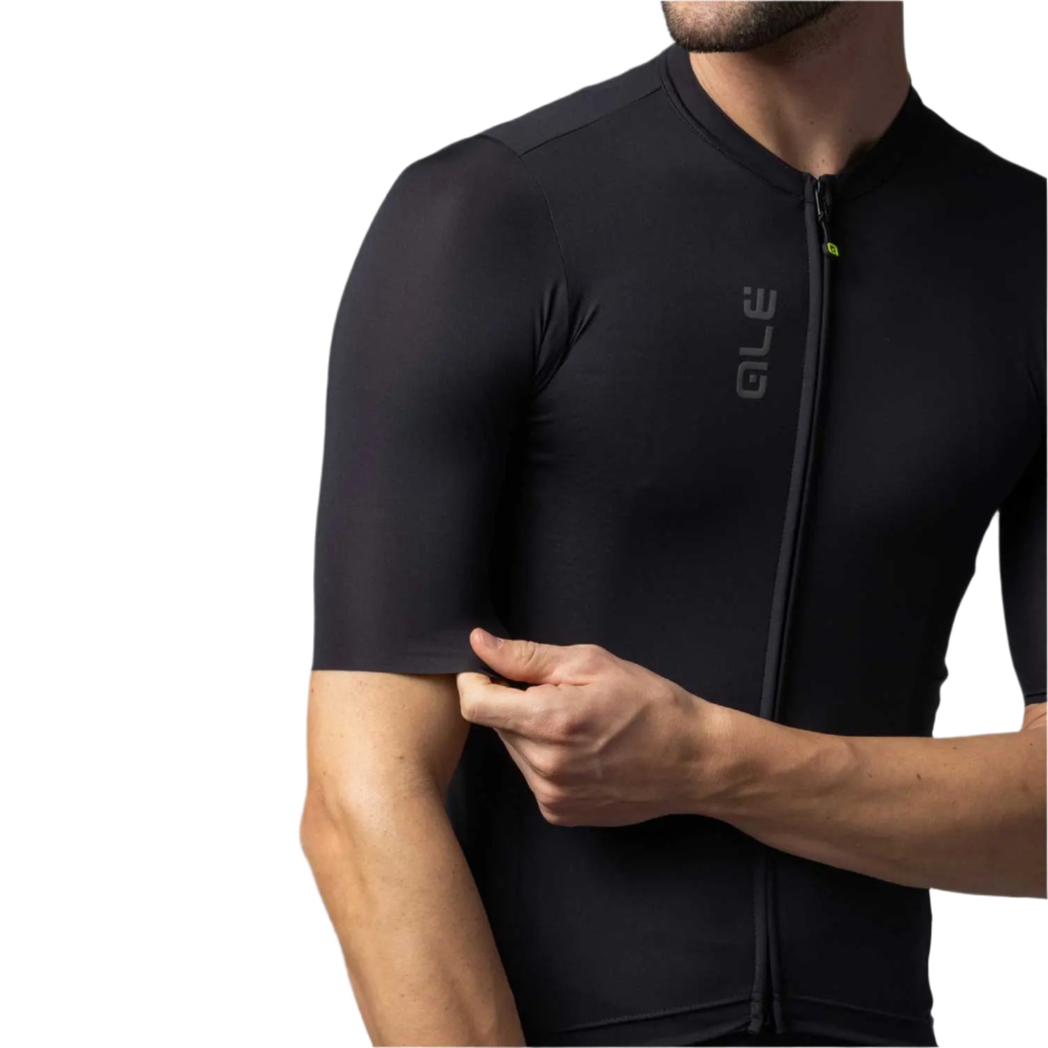 Ale Clothing Colour Block SS25 Pragma Short Sleeves Jersey Black - FREE UK Shipping, FREE 365 Day Returns | Moto Central