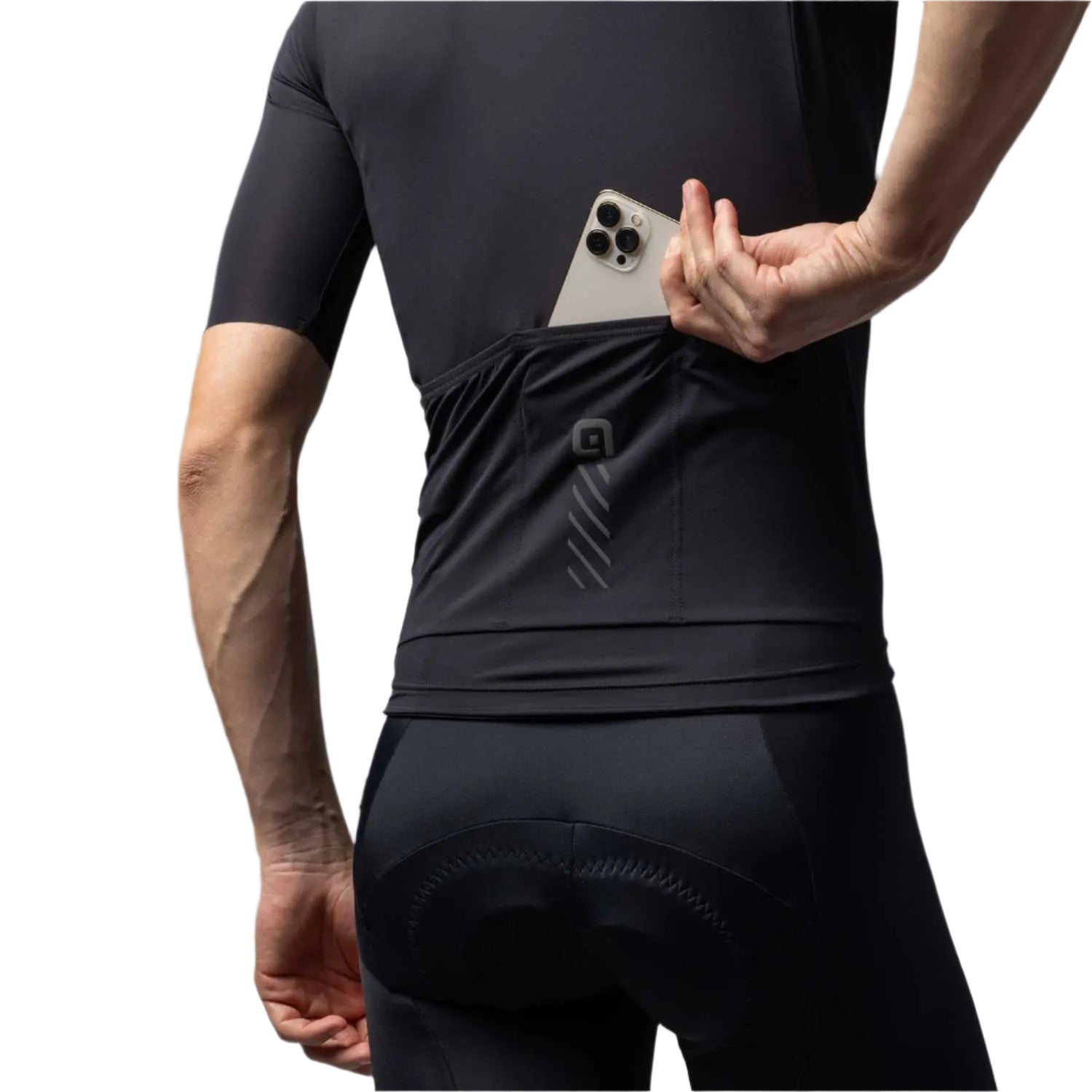 Ale Clothing Colour Block SS25 Pragma Short Sleeves Jersey Black - FREE UK Shipping, FREE 365 Day Returns | Moto Central