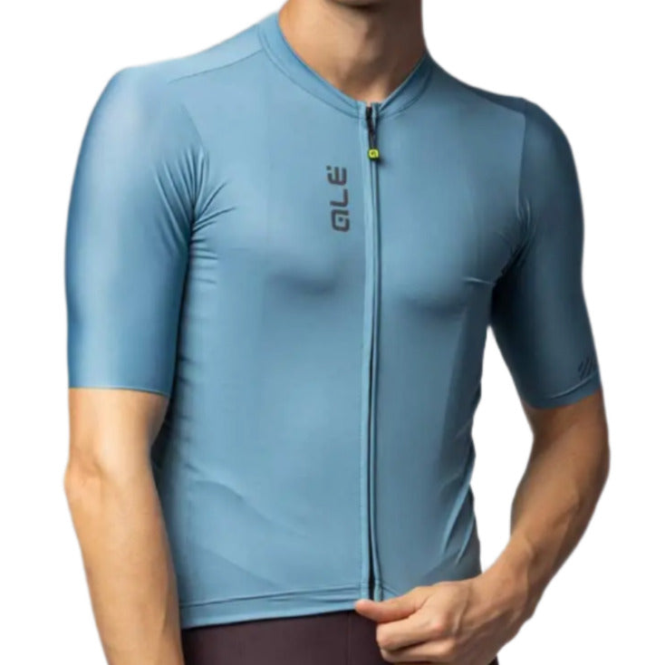 Ale Clothing Colour Block SS25 Pragma Short Sleeves Jersey Cyan - FREE UK Shipping, FREE 365 Day Returns | Moto Central