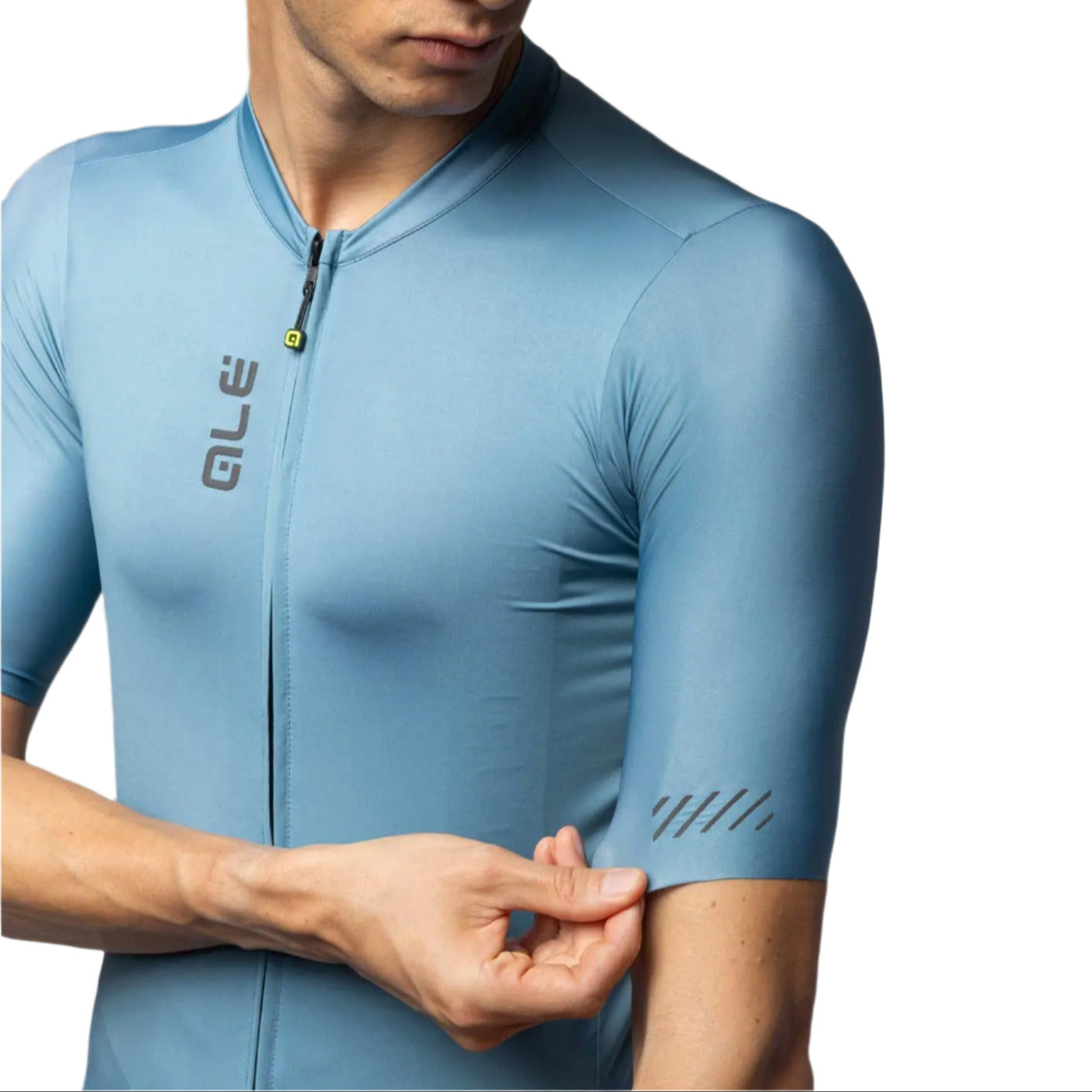 Ale Clothing Colour Block SS25 Pragma Short Sleeves Jersey Cyan - FREE UK Shipping, FREE 365 Day Returns | Moto Central